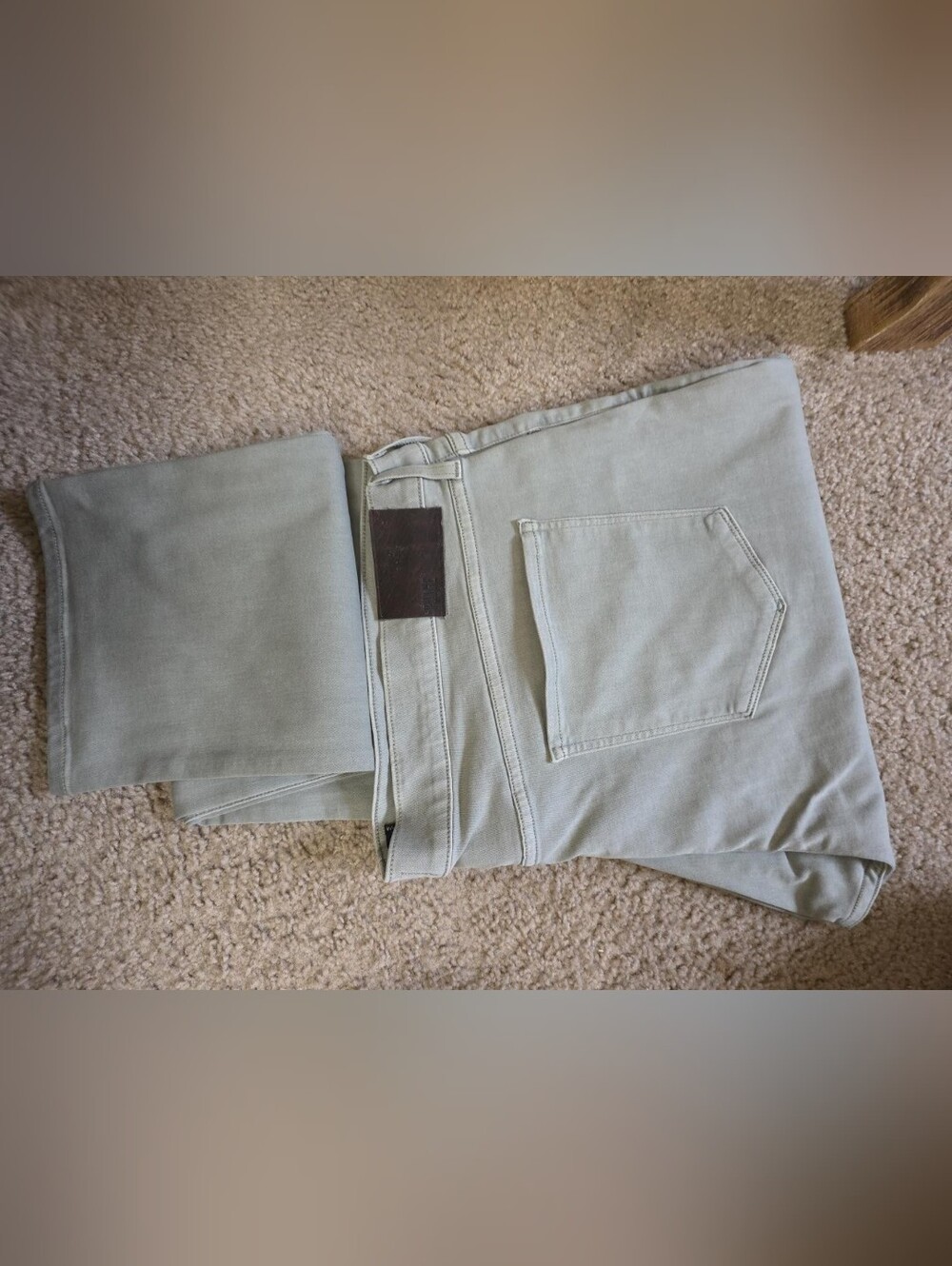 C011 PAIGE Federal Men's Jeans 44x30 Stone Gray New Without Tags